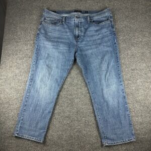 Lucky Brand 223 Straight Leg Mens Blue Denim Jeans Size 42x28 Medium Wash
